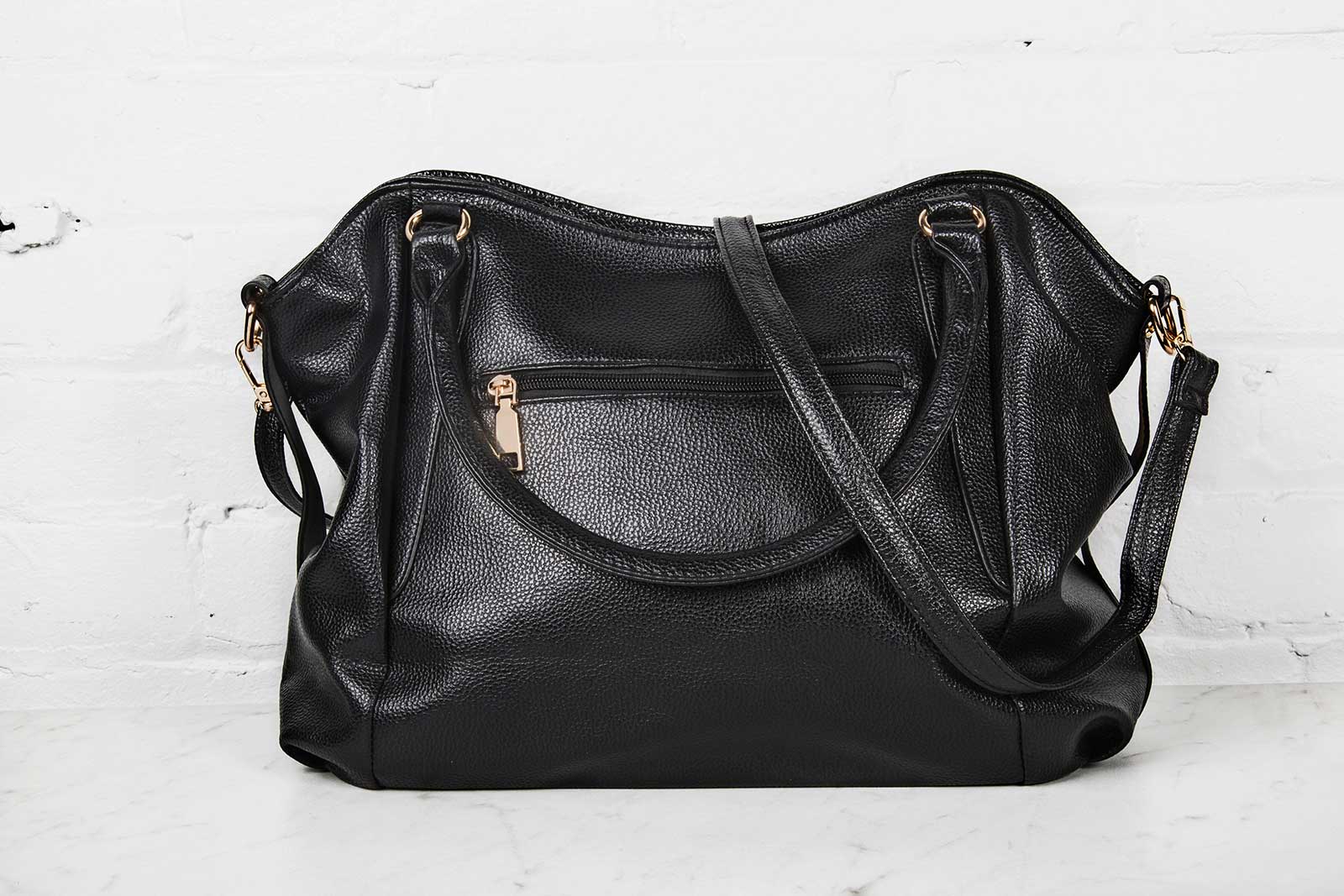 Black Over Shoulder Tote